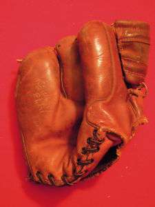 1950s Reach 3 Finger Triple Play Baseball Glove Mitt  