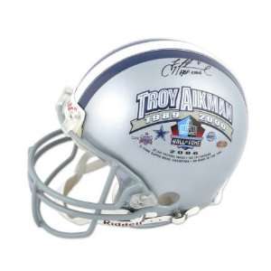  Troy Aikman Autographed Pro Line Helmet  Details Dallas 