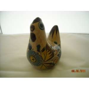  Mexican Chicken Pottery Statue New 