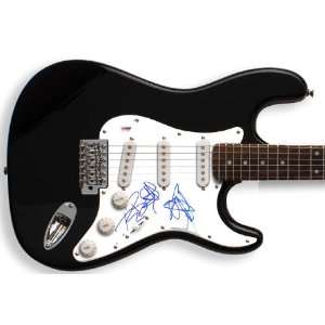  Blues Traveler Autographed Signed Guitar & Proof PSA/Cert 