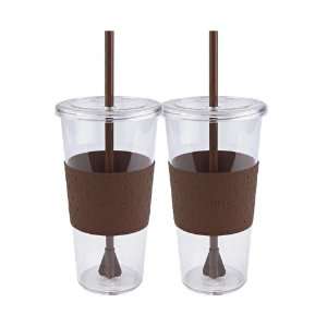  Copco New 2 Pack Sierra Cold Tumbler 24 Oz, Brown 