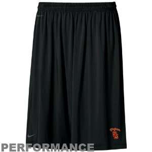  Nike USC Trojans Black Performance Shorts Sports 