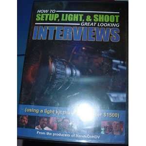    HOW TO SETUP,LIGHT, AND SHOOT GREAT LOOKING INTERVIEWS Movies & TV