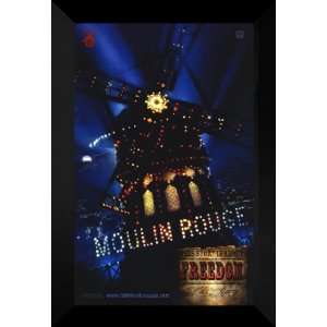  Moulin Rouge 27x40 FRAMED Movie Poster   Style C   2001 