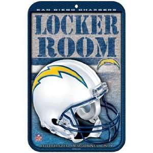  NFL San Diego Chargers Sign   Locker Room Sports 