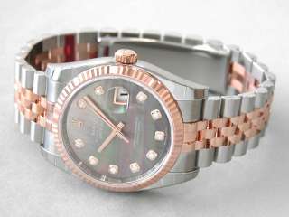 New* Rolex Oyster Perpetual Datejust 116231NG Watch, Pearl dail with 