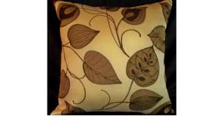 Botanical Leaves & Pods Schumacher Upholstery Fabric Pillow  