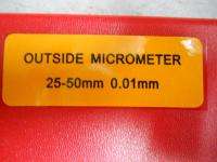 Spi 14 021 0 25 50mm 0.01mm Outside Micrometer  