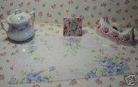 shabby desk pad chic office BRITISH ROSE small size  