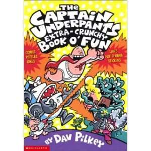 The Captain Underpants Extra Crunchy Book OFun Dav Pilkey 