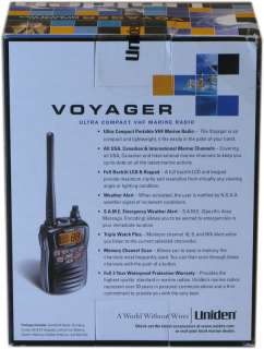 Uniden Voyager Worlds Smallest VHF Marine Radio  