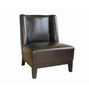   Full Leather Club Chair by Wholesale Interiors