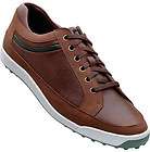 footoy contour casual spikeless golf shoe brown  