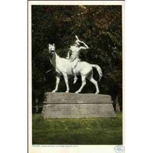  Reprint Denver CO   Indian Statue, City Park 1900 1909 