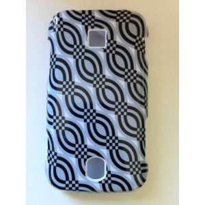 Huawei Ascend M860 Grey and Black Plaids with Chinese Pigtail / Loops 