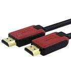35 Feet 35Ft Red/Black V1.4 HDMI Cable With Ethernet 3D HEC 1080p Gold