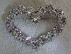 STUNNING Vintage Sparkly Diamente Large Size Pave Rhine