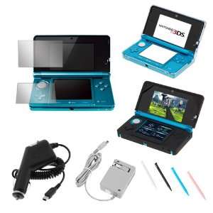 GTMax 9 pieces Accessories Bundle Kit for Nintendo 3DS   Combo Set 