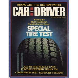  Car and Driver Magazine September 1975 (Picking the best 