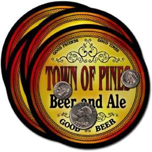  Town of Pines , IN Beer & Ale Coasters   4pk Everything 