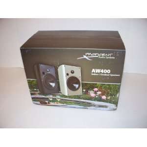  Proficient Audio Systems AW400BLK 4 Inch 2 Way Indoor 