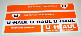Nylint U Haul Cube Van Replacement Stickers NY 075  