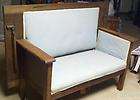 antique 40 s era bench loveseat convertible folding table desk