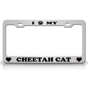  I PAW MY CHEETAH Cat Pet Animal High Quality STEEL /METAL 