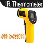 Non Contact LCD Display IR Infrared Thermometer Gun H  50° to 380 