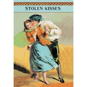  Stolen Kisses 12x18 Giclee on canvas