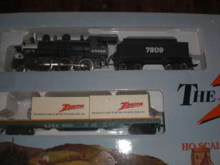   Santa Fe 2 6 0 Steam Locomotive Train Set ZENITH new in box  