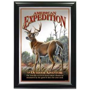    American Expedition Bar Mirror Whitetail Deer