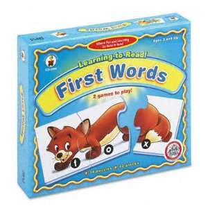  Learning to Read First Words Puzzle Game Ages Case Pack 2 