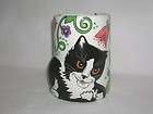 cat vase cats by nina black and white kitty vase by nina lyman returns 