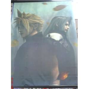  FF VII The Movie (Cloud & Sephiroth Face Off) Poster 