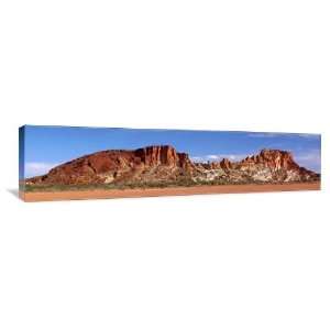  Rainbow Valley Red Rocks   Gallery Wrapped Canvas   Museum 