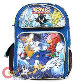 Sega Sonic The Hedgehog School Backpack Group 16 Large Bag Shadow 