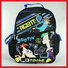 16 Phineas and Ferb Bustin Backpack   Agent P Book Bag School
