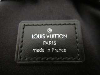 Authentic Louis Vuitton Black Satin Monogram Mini Boulogne  