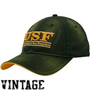 The Game San Francisco Dons Green Sanded Bar Vintage Adjustable Hat 