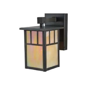  5W Hyde Park Double Bar Mission Solid Mount Wall Sconce 