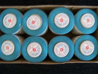 American Thread Co Star Special thread, cotton, country blue, lot of 8 