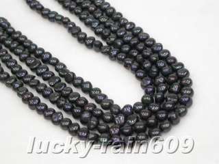 pieces 9mm Tahitian black baroque pearls loose beads  
