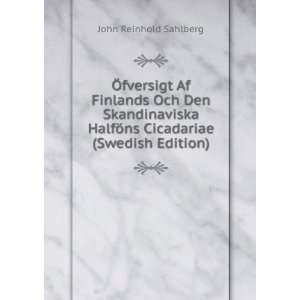   HalfÃ¶ns Cicadariae (Swedish Edition) John Reinhold Sahlberg Books