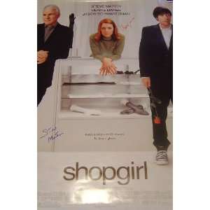  AUTOGRAPHED SHOP GIRL MOVIE POSTER 