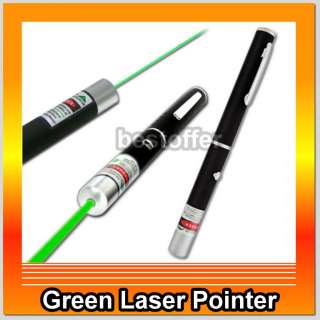   Astronomy Mid open Green Beam Light Laser Pointer Pen Black  