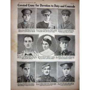  WW1 1916 Zeppelin Crash Heroes Hutchinson WW1e Fynn Men 
