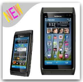 Nokia N8 Unlocked 12MP GPS Touchscreen~(Black)  