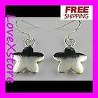 925 sterling silver plated smooth star earring dangle e buy