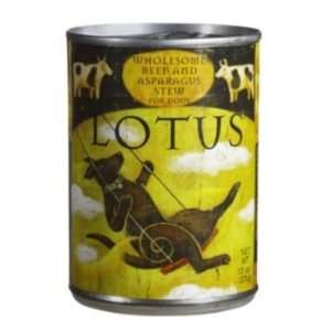  Lotus Canned Dog Food Case Beef/Asparagus